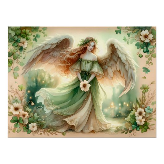 Clover Serenity Engel Perfect Poster (Voorkant)