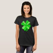 Clover Shamrock Funny St Saint Patrick's Day T-shirt (Voorkant volledig)
