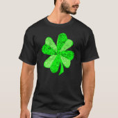 Clover Shamrock Funny St Saint Patrick's Day T-shirt (Voorkant)