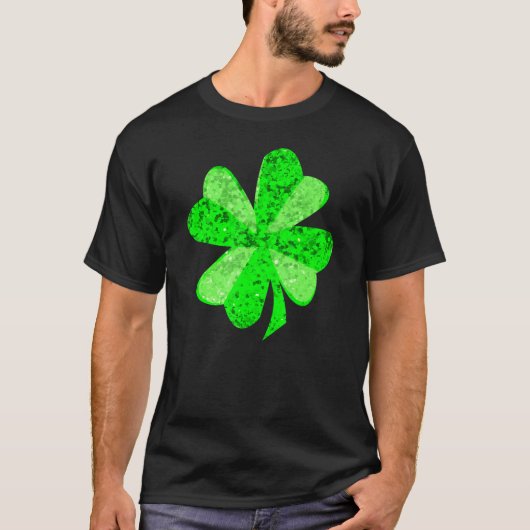Clover Shamrock Funny St Saint Patrick's Day T-shirt (Voorkant)