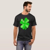 Clover Shamrock Funny St Saint Patrick's Day T-shirt (Voorkant volledig)