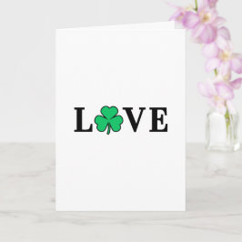 Clover Shamrock Ierland LOVE Elegant Multifunction Kaart