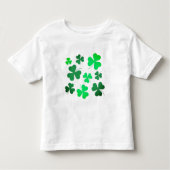 Clover Shamrock Ireland Cute St Patricks Day Kinder Shirts (Voorkant)