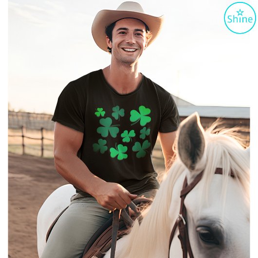 Clover Shamrock Ireland Pride St Patrick's T-shirt
