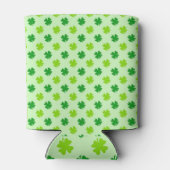 Clover Shamrock Irish Green Personalized Beer Blikjeskoeler (Achterkant)