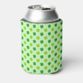 Clover Shamrock Irish Green Personalized Beer Blikjeskoeler (Blikje Achterkant)