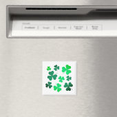 Clover Shamrock Irish Green Spring St Patrick Day Magneet (Insitu (Vaatwasser))