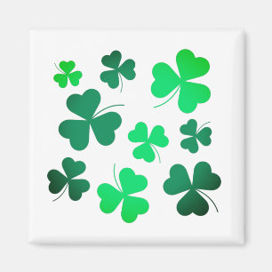 Clover Shamrock Irish Green Spring St Patrick Day Magneet