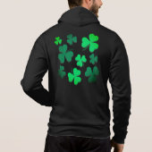 Clover Shamrock Irish Green Spring St Patricks Day Hoodie (Achterkant)