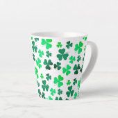 Clover Shamrock Irish Green Spring St Patricks Day Latte Mok (Rechterhoek)
