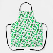 Clover Shamrock Irish Green Spring St Patricks Day Schort (Voorkant)