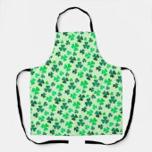 Clover Shamrock Irish Green Spring St Patricks Day Schort (Voorkant)