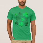 Clover Shamrock Irish Green Spring St Patricks Day T-shirt (Voorkant)