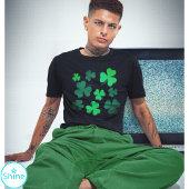 Clover Shamrock Irish Green Spring St Patricks Day T-shirt
