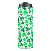 Clover Shamrock Irish Green Spring St Patricks Day Thermosbeker (Voorkant)