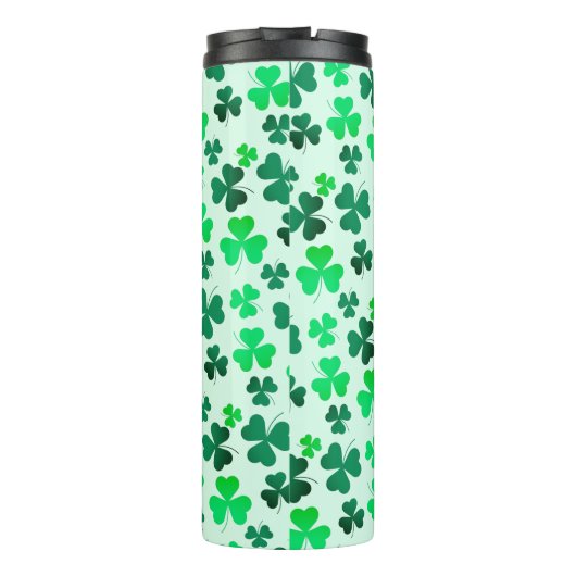 Clover Shamrock Irish Green Spring St Patricks Day Thermosbeker (Achterkant)