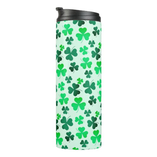 Clover Shamrock Irish Green Spring St Patricks Day Thermosbeker (Geroteerd rechts)
