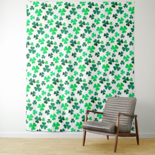 Clover Shamrock Irish Green Spring St Patricks Day Wandkleed