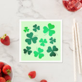 Clover Shamrock Irish Spring Green St Patricks Day Servet (Insitu)