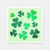 Clover Shamrock Irish Spring Green St Patricks Day Servet (Voorkant)