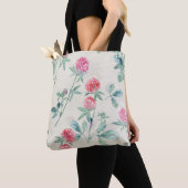 Clover, shamrock op beige. tote bag (Dichtbij)