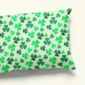 Clover Shamrock Pattern Modern Elegant Green Kussensloop