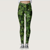 Clover Shamrock St. Patrick's day Leggings (Voorkant)