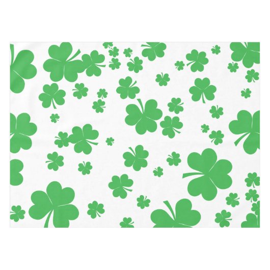Clover shamrock, st patrick's day party, Irish Tafelkleed (Voorkant (Horizontaal))