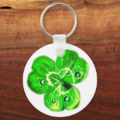 Clover-Sleutelhanger - dauwdruppels Sleutelhanger (Voorkant)