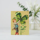 Clover St. Patrick's Day Briefkaarten (Staand voorkant)