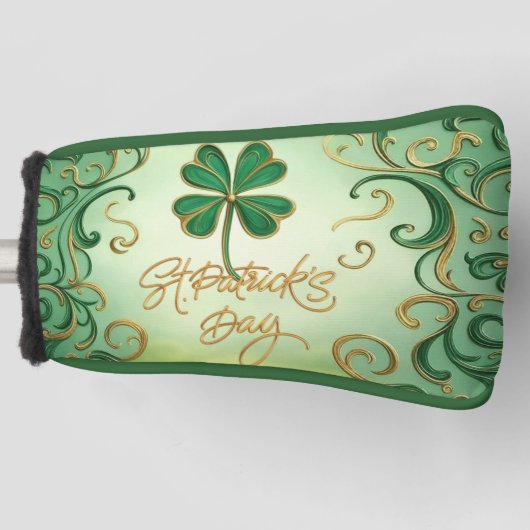 Clover St. Patrick's Day Golfheadcover (Voorkant)