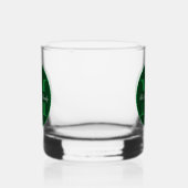 Clover St. Patrick's Day Holiday Monogram Familie Whisky Glas (Rechts)