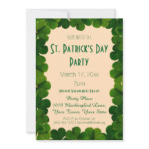 Clover St. Patrick's Day Party Invitation