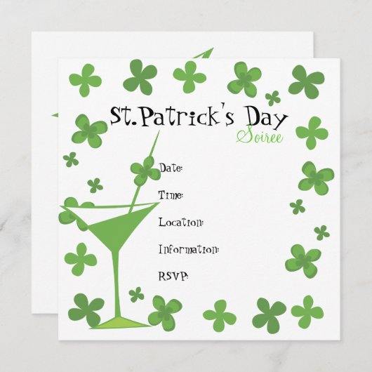 Clover-Tini Kaart (Voorkant / Achterkant)