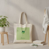 Clover Tote Bag – Groen Bloemendesign
