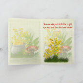 Clover Trail grillige volkskunst GEPERSONALISEERD Kaart (Binnen)