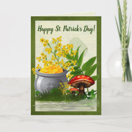 Clover Trail grillige volkskunst GEPERSONALISEERD Kaart