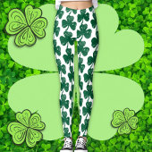 Clover Vibes Stijlvolle Grunge St. Patrick's Day Leggings