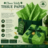 Clover Waltz Tissuepapier