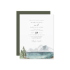 Clover - Waterverf Bohemian Mountain Lake