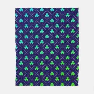 Cloverbladeren St. Patrick's Day Patroon-53223 Fleece Deken