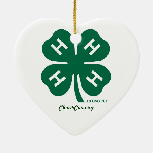 CloverCon Keramisch Ornament (Achterkant)