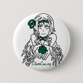 CloverCon Ronde Button 5,7 Cm (Voorkant)