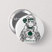 CloverCon Ronde Button 5,7 Cm (Voorkant /achterkant)