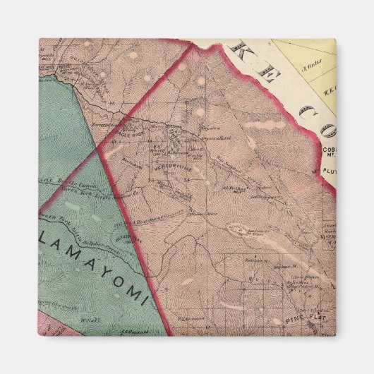 Cloverdale, Washington, Mendocino Magneet (Voorkant)