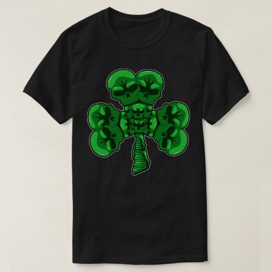 Cloverleaf Skull St T-shirt (Design voorkant)