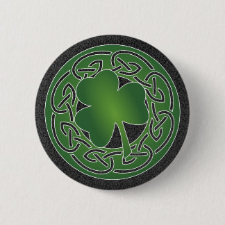 Cloverleaf - St Patrick's Day Button