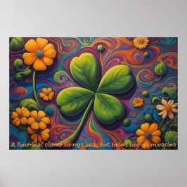 Clover's Charm: Een reis van geluk Poster