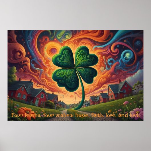 Clover's Charm: Een reis van geluk Poster (Voorkant)