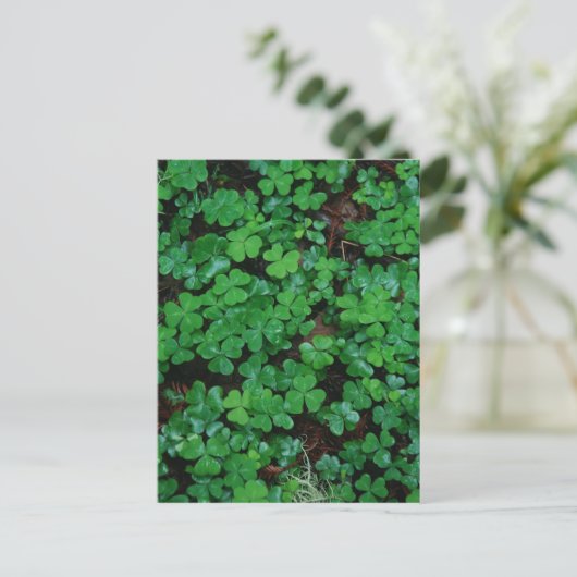 Clovers Custom Briefkaart (Staand voorkant)